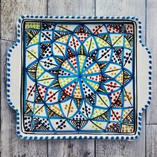 Vassoio con Manici in Ceramica