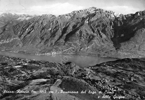 Cartolina lago como piano - cartolina,