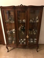 Vetrina/Cristalliera anni'40 stile Chippendale