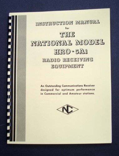 Manuale ricevitore radio