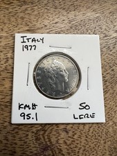 Italy 50 Lire Coin 1977-