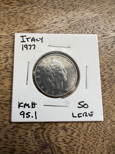 Italy lire coin - lire, 1977-