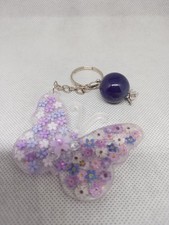 Portachiavi In Resina Con Fiorellino Rotante (PZ Unico)