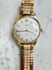 OROLOGIO POLSO UOMO DOXA ANTIMAGNETIC ANNI 50 PLACCATO 35,2mm. SWISS MADE