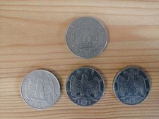 Lotto Di 4 Monete Da 1 Lira E 2 Lire Regno D'Italia 1939-1942 Vittorio E.