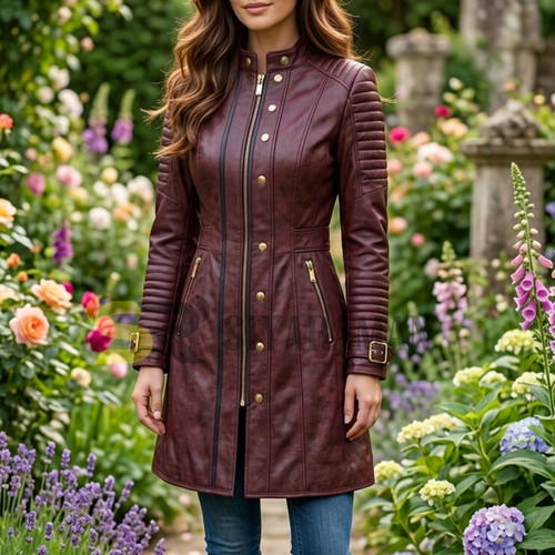 Trench cappotto lungo donna