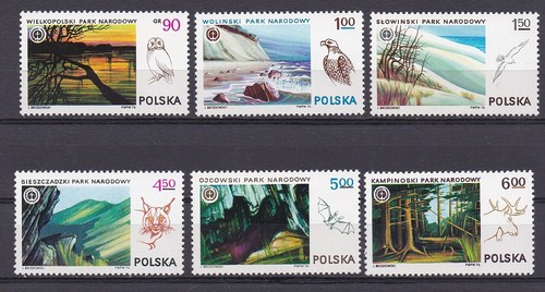 Polen 1976 nationalparks - polen, 1976,