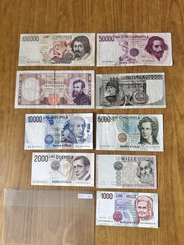 Lotto banconote lire 100000 - lotto, 9