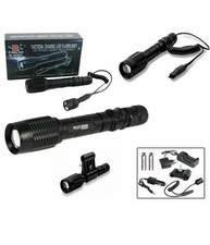 Torcia 50000 Lumen Tattica/militare Per Fucile Led T6 Ricaricabile Zoom Bl-q2804