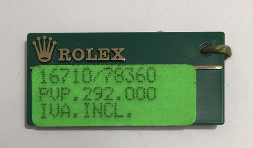 Rolex green tag oyster - green,
