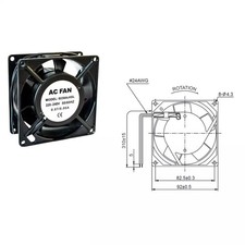 VENTILATORE QUADRATO VENTOLA
