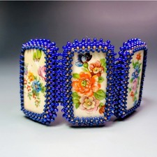 Bracciale artigianale in vetro
