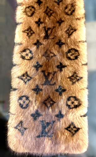 Rara sciarpa collo - collo, pelliccia