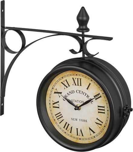 Orologio parete bifacciale - orologio, da