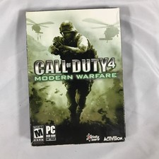 CD-ROM Activision Call of Duty 4 Modern Warfare PC 2007 scatola aperta