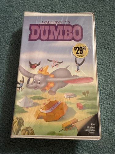 Dumbo 1984 vhs tape walt - vhs,