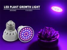 Lampadina Lampada Uv crescita Growth piante 80 LED E27 220V 25W spettro completo