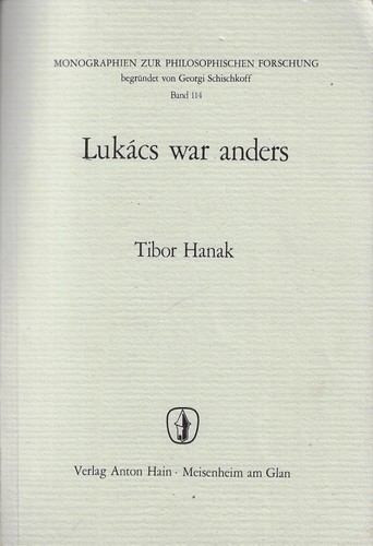 Hanak tibor lukacs war - hanak,, tibor..lukacs