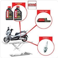 KIT TAGLIANDO BASE ORIGINALE KYMCO AGILITY 300i ABS NO NOODOE E4 2020