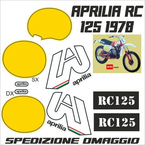 Kit adesivi kristal - adesivi, aprilia