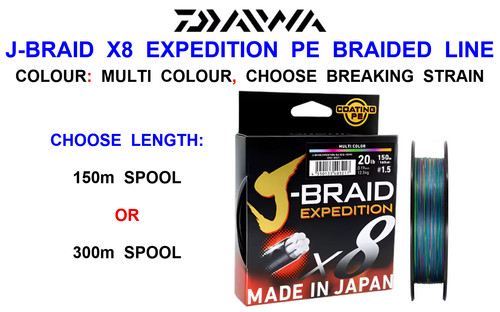 Daiwa braid expedition - daiwa, j-braid