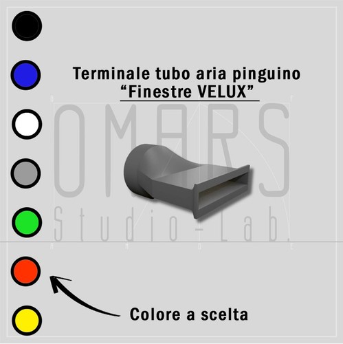 Tubo aria terminale - 1x,