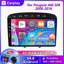 Per Peugeot 408 308 2008-2016