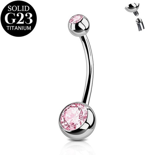 Titanio piercing ombelico - piercing,