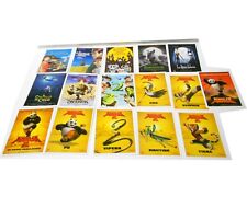 MINI LOCANDINE 16 Schede Film ciak , kung fu panda miyazaki shrek.. come da foto