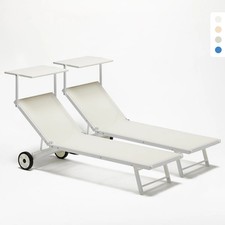 2 Lettini giardino piscina