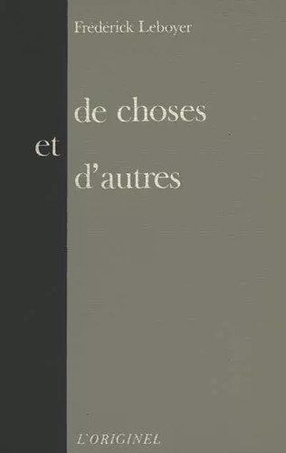 Choses d autres - choses, et