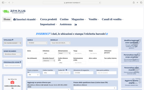 Ricambio monoblocco motore - monoblocco,