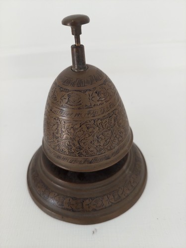 Vtg brass bell desk - vtg, or
