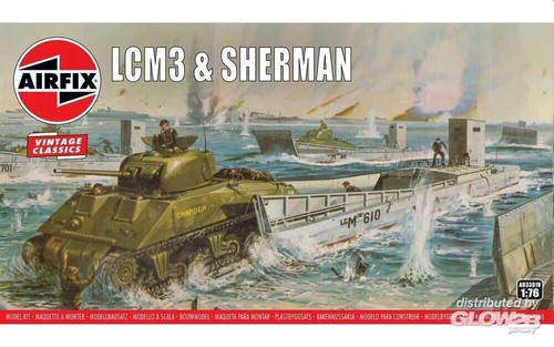 Airfix lcm3 sherman tank - sherman, in