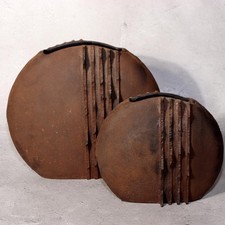 Vaso fiori giapponese in ghisa