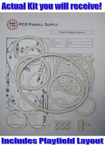 Kit anelli gomma flipper - anelli,