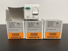 3 INTERRUTTORI SALVAVITA 16A BTICINO LIVING LIGHT N4305/16 BIANCHI NUOVI.