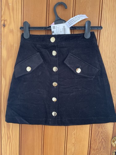 Minigonna zara velluto con - minigonna, in
