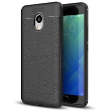 COVER CUSTODIA CASE MEIZU per M5 NOTE M621 NERO IN PELLE PROTEZIONE SILICONE