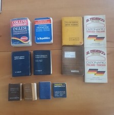 Lotto 12 Bigini e vocabolari Tascabili Vintage Anni 70-80