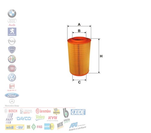 Filtro aria fiat - aria,