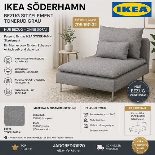 Fodera ikea söderhamn - fodera,