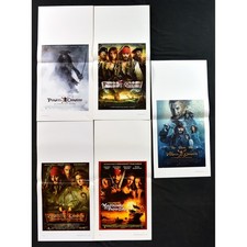 lotto locandine PIRATI DEI CARAIBI johnny depp walt disney B55