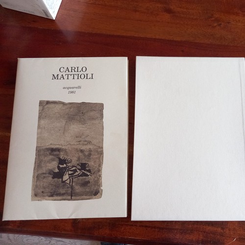 Carlo mattioli acquarelli 1981 - mattioli,