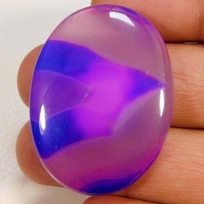 53,50 ct. Agata blu naturale