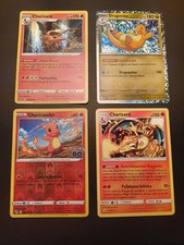 4 carte pokemon Set Charizard