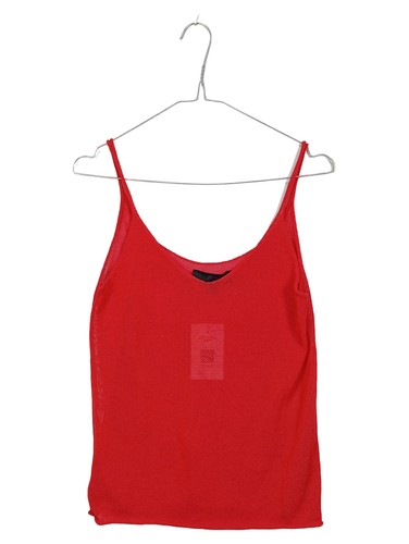 Zara top donna rosso spalline - zara,