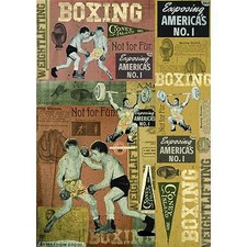 Carta decoupage Graffiti boxe