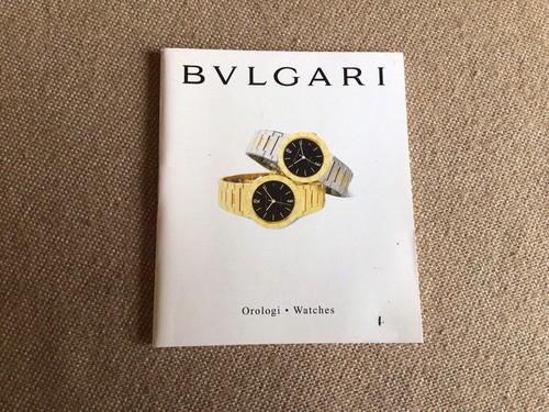 Libretto booklet bulgari - libretto,