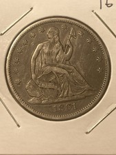 Mezzo dollaro Liberty 1861 P